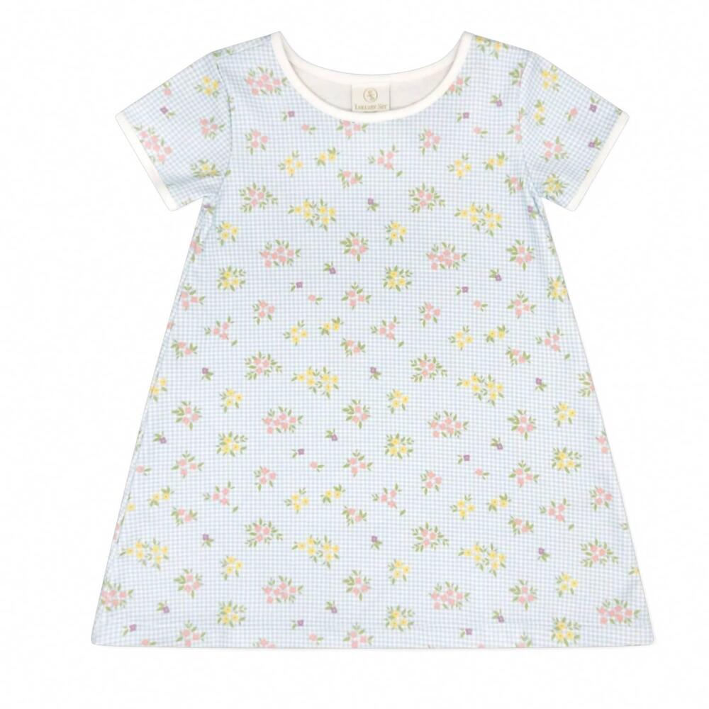 NEW LULLABY SET kids faith dress in spring time blooms